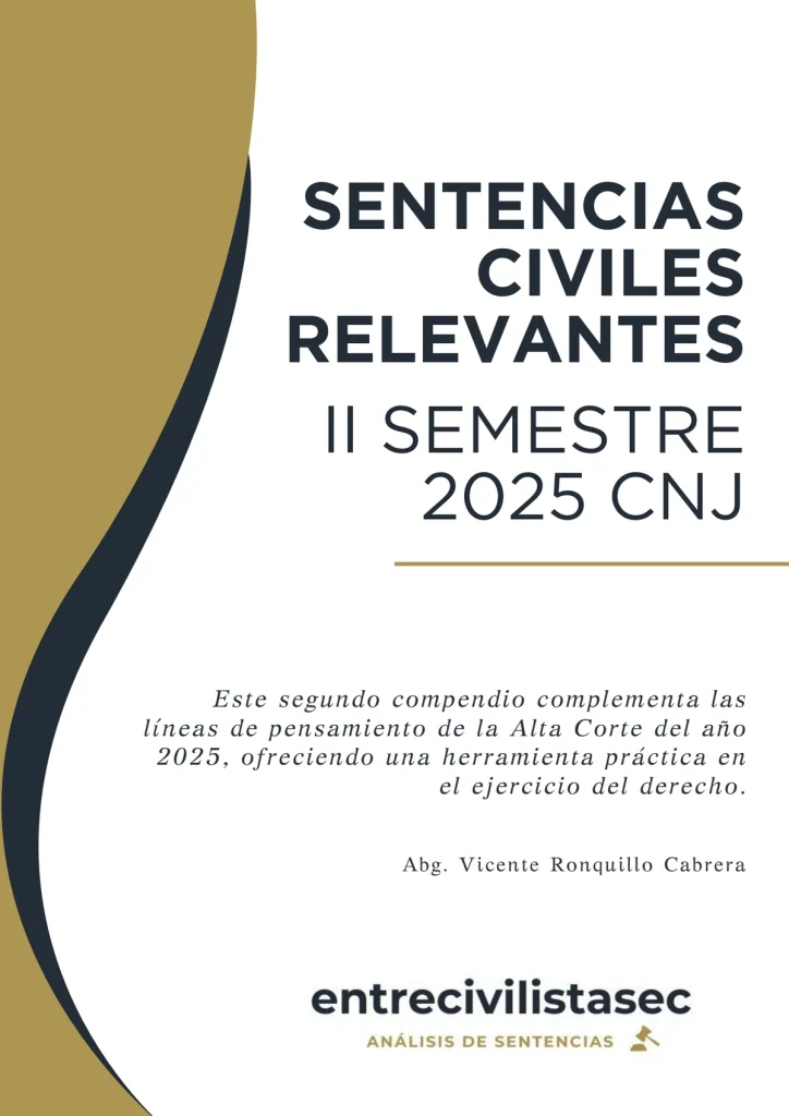 Sentencias Civiles Relevantes — II Semestre 2025